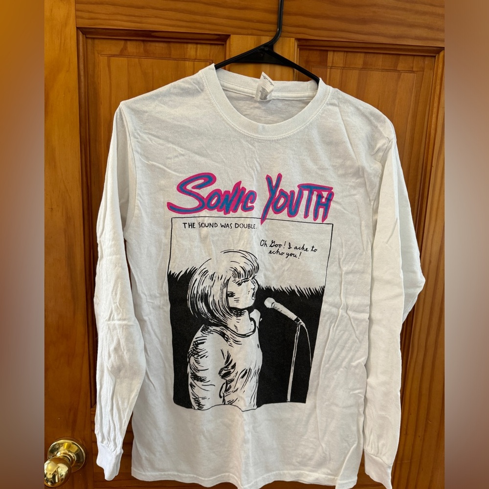 NWOT SONIC YOUTH Long Sleeve Tee